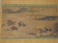 満蒙狩猟図（仮）　紙本着色　１幅