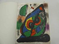 ジョアン・ミロ　リトグラフ４　JOAN MIRO Litograto オリジナル・リトグラフ五枚揃　スペイン語　一冊
