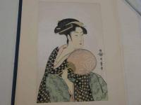UTAMARO　彩色木版刷　5枚一帙