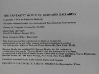 The Fantastic World of Gervasio Gallardo 英文　1冊
