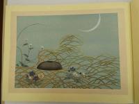 能趣と狂言　戦前　31.5×44cm　彩色木版刷　25図　改装本　一冊