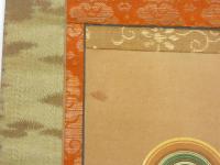 善導大師像　絹本着色　本紙　２０×１０cm　全体　４８×１８．５cm　１幅