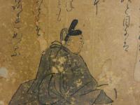 歌仙絵　紙本着色　約１９×１７cm　台紙に貼付　１３枚　