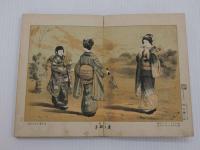 美人十二カ月(仮題)　石版彩色　１２図　１帖