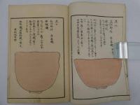 茶器名形篇　彩色木版刷　全２冊　