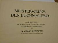 MEISTERWERKE　DER　BUCHMALEREI　(装飾画の傑作)　独文　細密石版　５０図