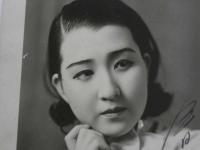 春日野八千代⑦　サイン入り　ブロマイド　絵葉書　１枚