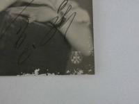 春日野八千代④　サイン入り　ブロマイド　絵葉書　１枚