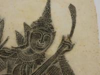 タイ舞踊　仏塔の冠　拓本　2枚