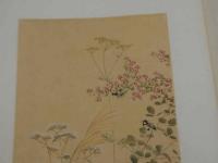 本朝名画鑑　初秋　彩色木版刷　一枚
