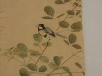 本朝名画鑑　初秋　彩色木版刷　一枚