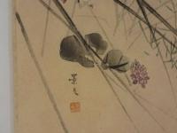 本朝名画鑑　初秋　彩色木版刷　一枚