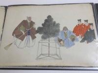 能画　絹本着色　８図