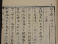 麻疹心得　享和３年に法眼安長が写した書を刊本にしたもの　１冊