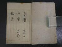 相伝　阿蘭陀秘書　55丁　六物新志秡書　5丁　計60丁　写本　上下巻2冊