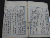 医学校伝習規則並献言書　写本　１冊