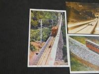 〔戦前絵葉書〕伊勢朝熊登山鉄道　ケーブルカー　3枚