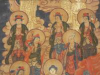 十三仏図　紙本着色　本紙　約２７×１３cm　