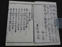 東方朔秘伝置文　年中運気日和考　花山堂蔵版　安政6年