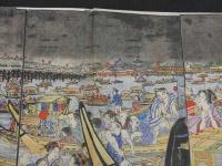 大阪　天神祭の図　紙本着色