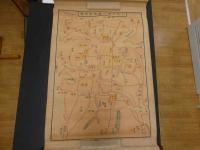 大阪　足利時代難波参考図　肉筆　本紙約77×54cm