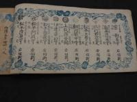 御行幸図絵　橘御殿　森田蔵板　１２×２３cm　彩色木版刷り　１冊