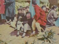 絵葉書　大石橋娘々祭（満州）　1枚（使用済）