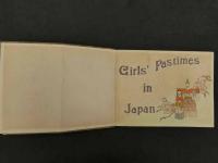 Girls’ Pastimes in Japan.　手彩色写真　24図