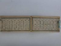 上京区 下京区 町組名録　一覧図付　1冊　地誌　和本　古文書