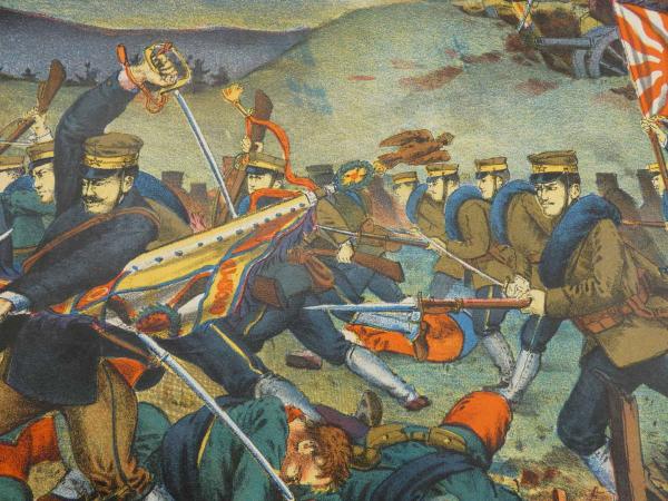 日露戦争石版画 我軍摩天嶺ヲ占領シ敵軍追撃之実況 | 金壽堂 | ¥1,100