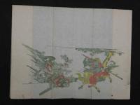武者絵　木版刷料紙　江戸期　約32.5×240cm　木版画　書画帖