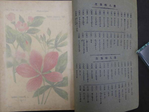 普通植物図譜 牧野富太郎校訂 第一巻 第八輯 初版 石版色刷16頁