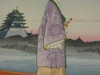 【真作】忠孝　歌舞伎十八番　三世忠信　二條城の清正　淀川御座船