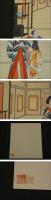 【真作】忠孝　歌舞伎十八番　三世忠信　伽羅先代萩　御殿　