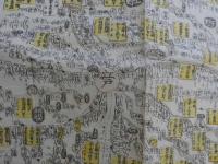 大日本早引細見絵図　絵図屋庄八蔵版　文久3年改判　彩色木版刷　38×177cm　
