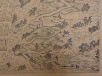 横浜絵図（仮）　時代・元絵不明　印刷物　約51×74cm
