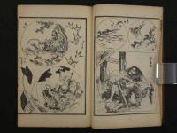 万物図解　為斎画式　二帙
