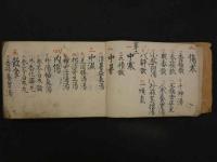 病門別処方集　江戸中期頃写　約165丁