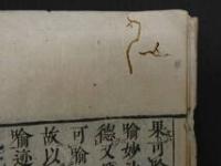 妙法蓮華経綸貫　智旭述　20丁　仏書　和本　古文書