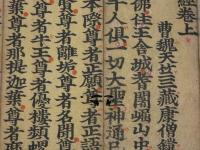 仏説無量寿経　元禄１４年の書入れ　上下巻　２帖　約26.5×8cm