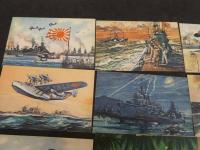 戦前絵葉書　われ等の大艦隊　少年倶楽部附録　40枚揃　