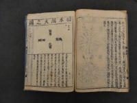 難経本義（首書）　江戸中後期刊　３巻本で中本（１～３０難）欠　２冊のみ