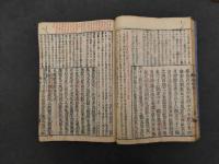難経本義（首書）　江戸中後期刊　３巻本で中本（１～３０難）欠　２冊のみ