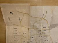 山形県鶴岡市湯野浜（湯野浜温泉）　絵図　明治2年写　紙本着色