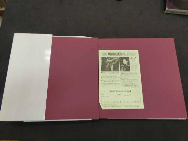 中森明菜写真集 CROSS MY PALM ポストカード1枚付 / 古本、中古