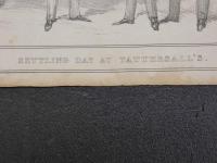 真作　ジョン・ドイル　リトグラフ　SETTLING DAY AT TATTERSALL'S No.377 