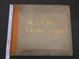 (THOMAS) DE LA RUE'S PLAYING CARDS　1924-1925年　トランプカード見本帳　イギリス製