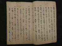 児玉流馬書秩伝集　江戸後期頃　上中下巻　42丁　1冊
