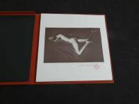 DAVID HAMILTON　デビッド・ハミルトン　PORTFOLIO　ポルトフォリオ　モノクロ版　直筆サイン　落款　7枚　ヌード写真集