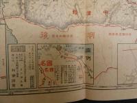 帝国府県地図　青森県　約40㎝×55㎝
